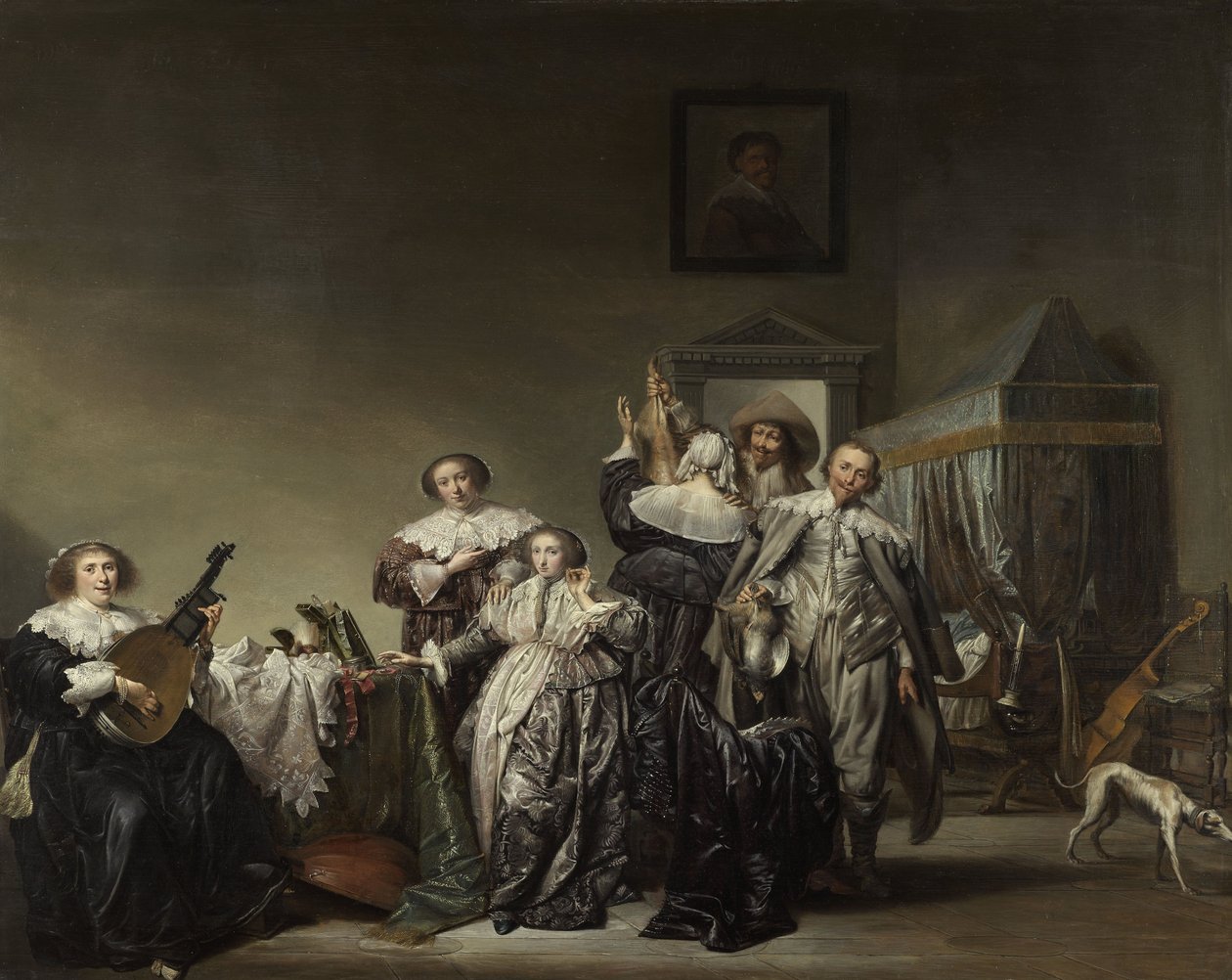Compañía galante, 1633 de Pieter Codde