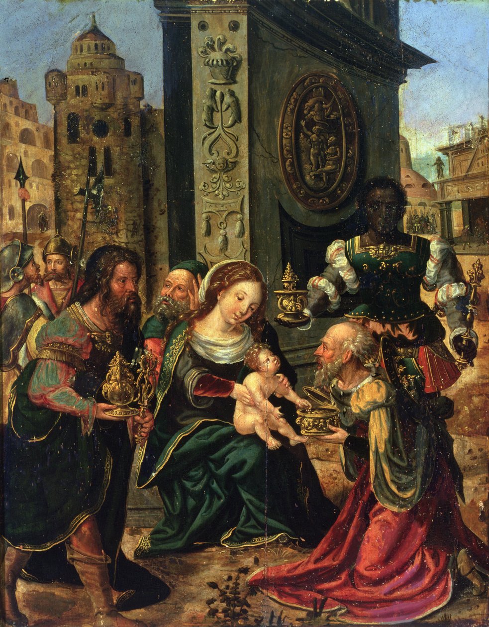 La Adoración de los Magos de Pieter Coecke van Aelst