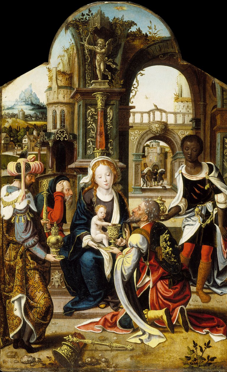 La Adoración de los Magos de Pieter Coecke van Aelst