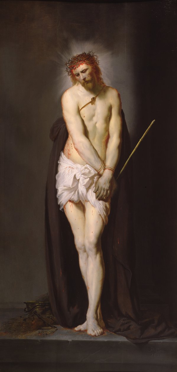 Cristo en la Columna, 1632 (panel) de Pieter Fransz de Grebber
