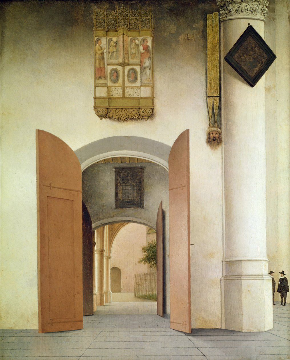La iglesia de San Lorenzo, Alkmaar, 1661 de Pieter Janszoon Saenredam