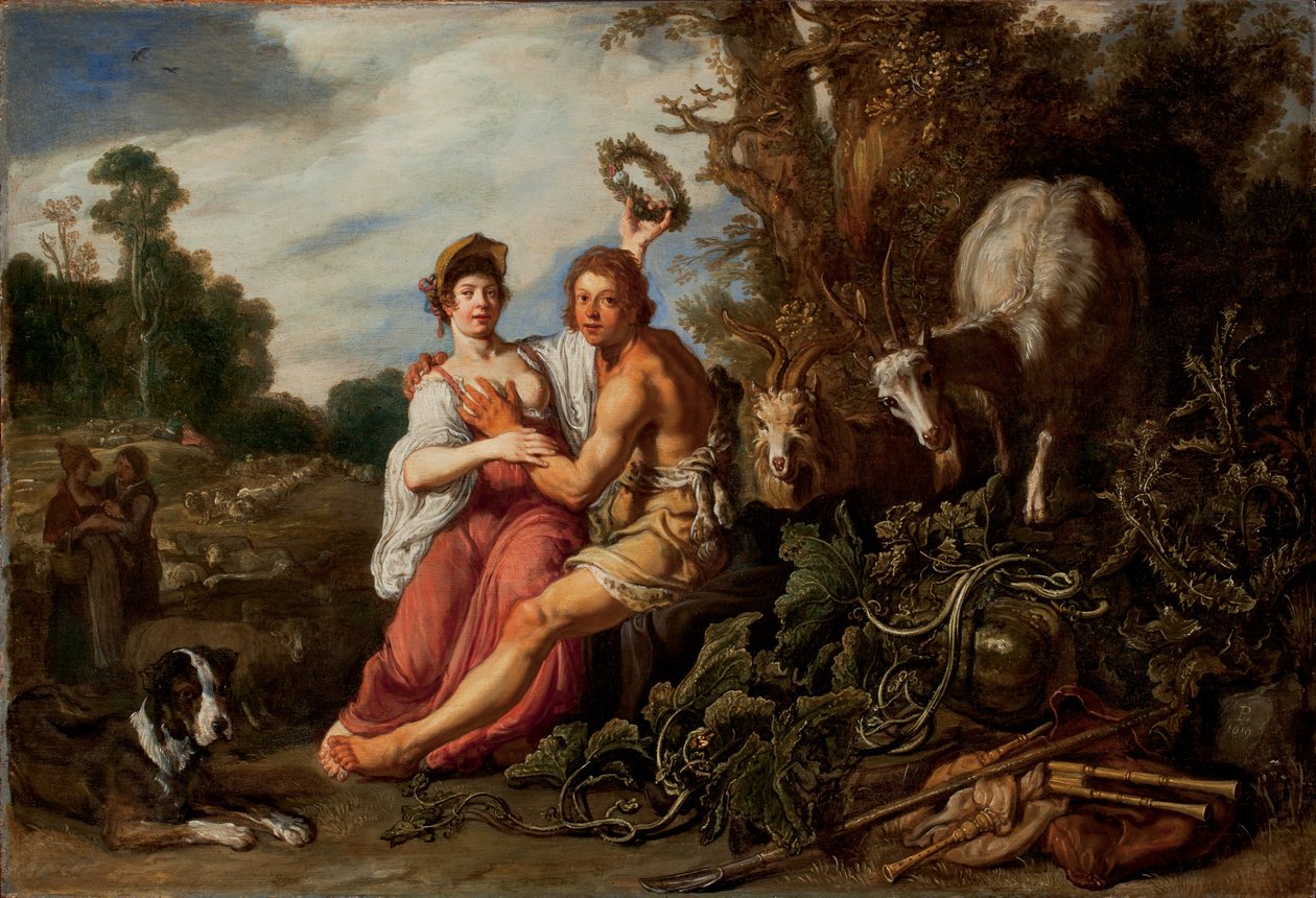 París y Enone, 1619 de Pieter Lastman