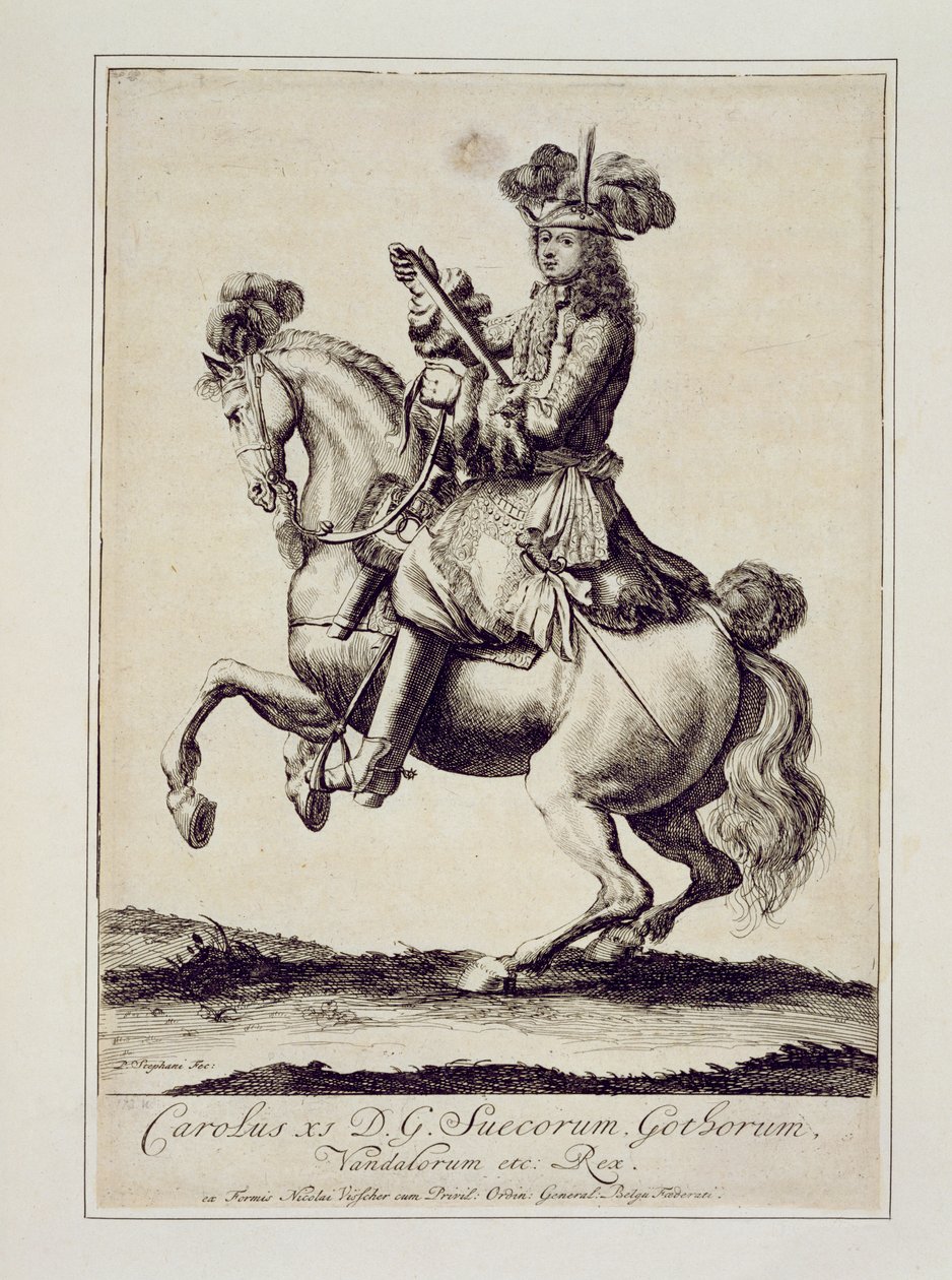 Carlos XI (1655-97) de Pieter Stevens or Stephani