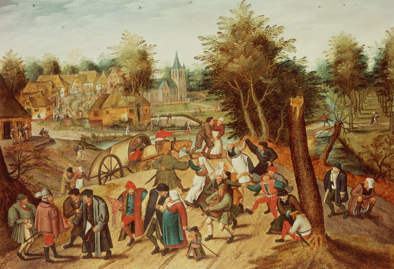 El regreso de la kermesse de Pieter Brueghel the Younger