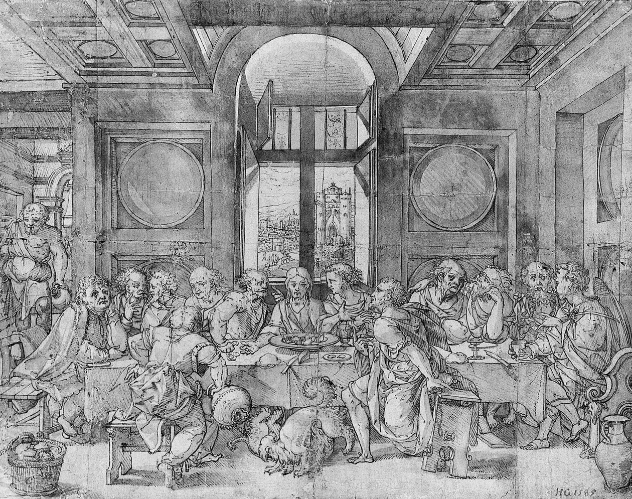 La Última Cena de Pieter (circle of) Coecke van Aelst