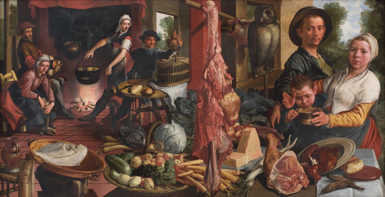 La cocina gorda. Una alegoría de Pieter Aertsen