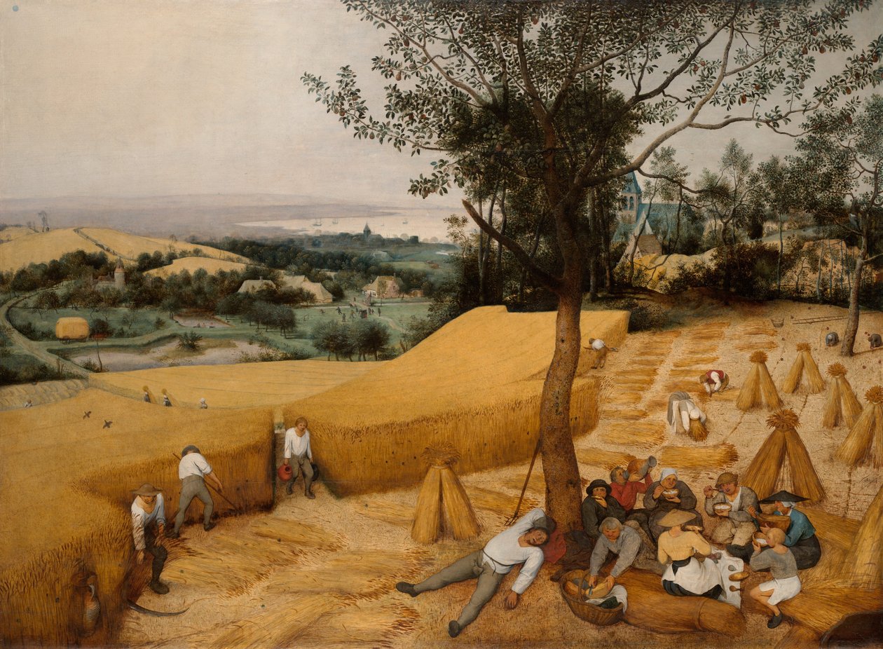 Los cosechadores, 1565 de Pieter Bruegel the Elder