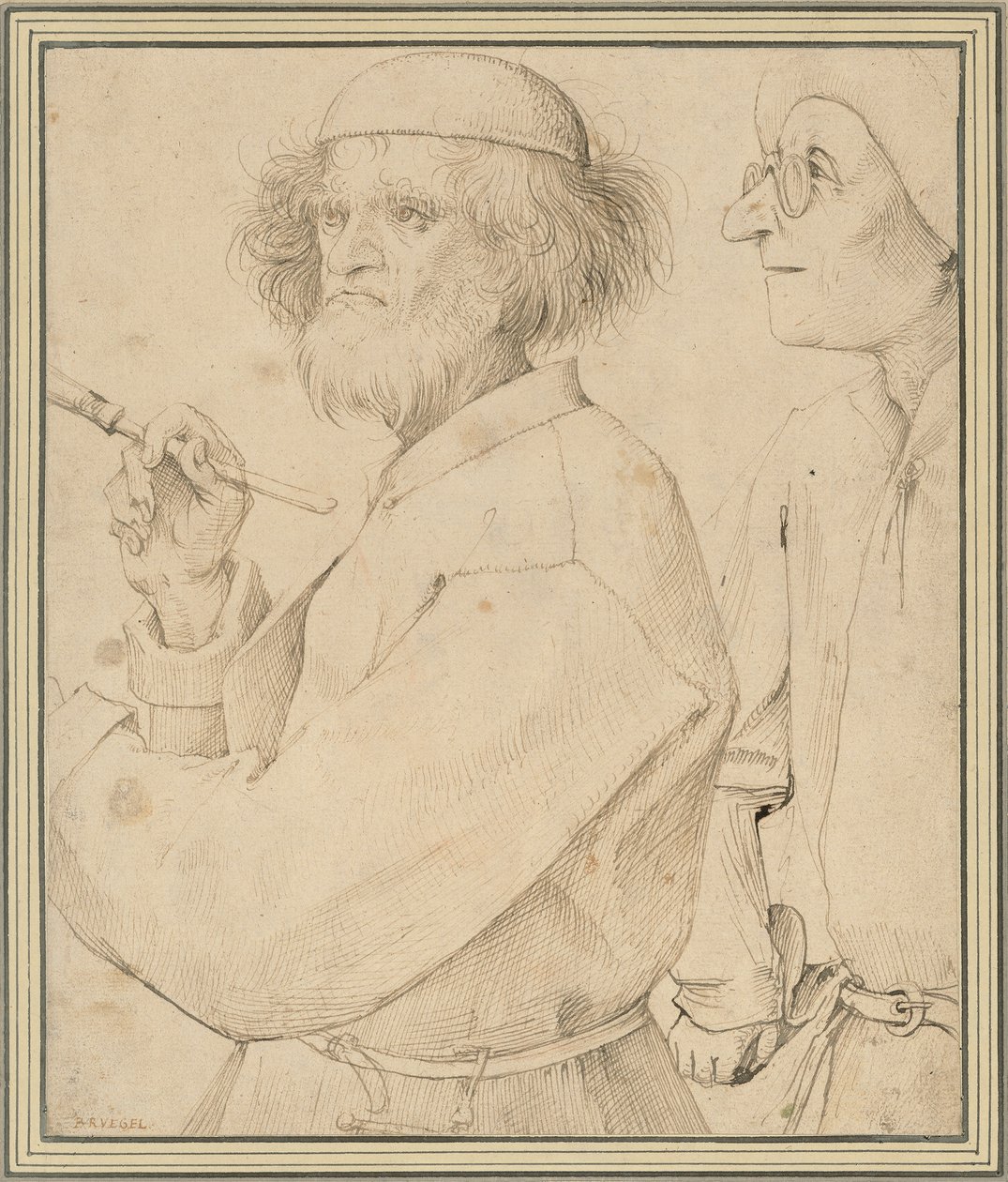 El pintor y el comprador de Pieter Brueghel the Elder