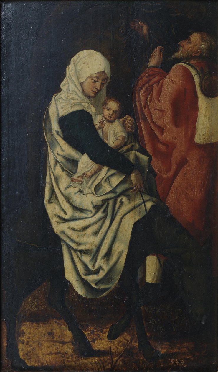La huida a Egipto de Pieter Coecke van Aelst