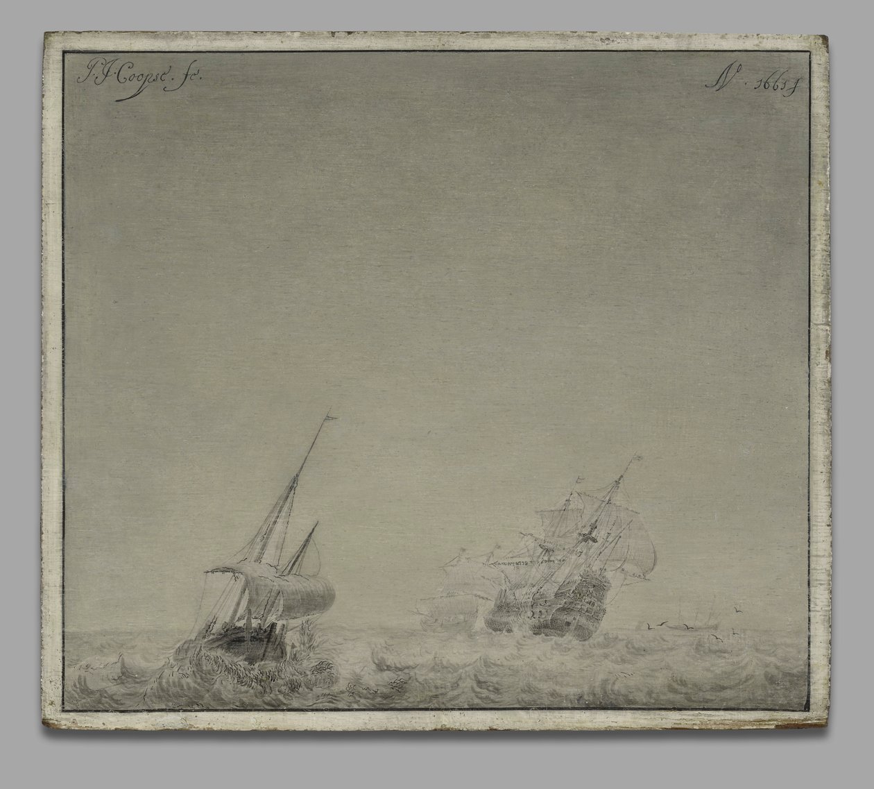 un mar tormentoso de Pieter Coopse
