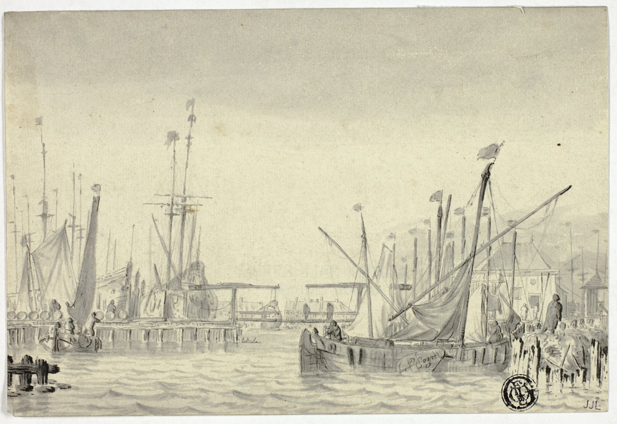 Barcos en el puerto de Pieter Coopse