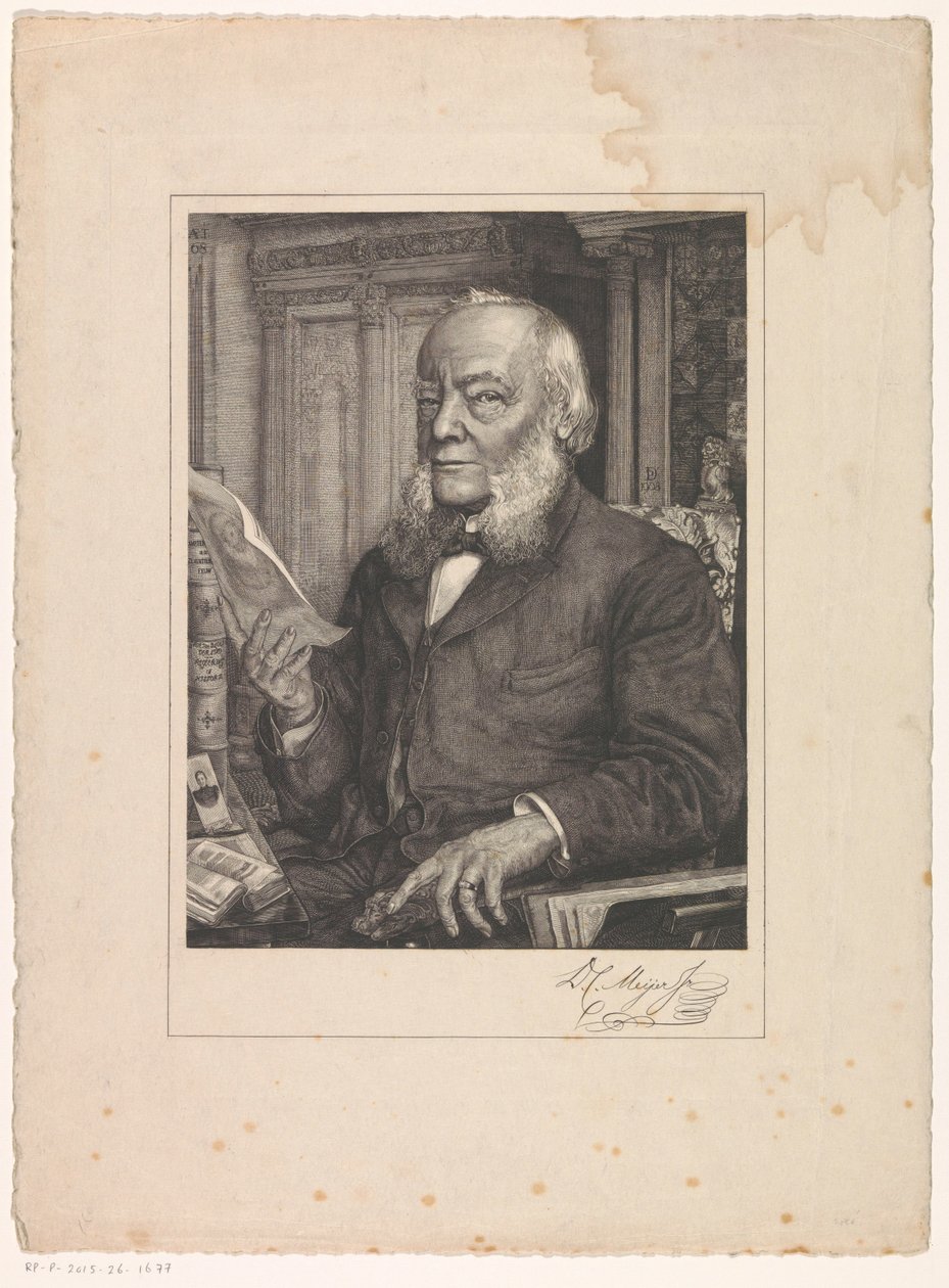 Retrato de Dirk Christiaan Meijer Jr. de Pieter Dupont