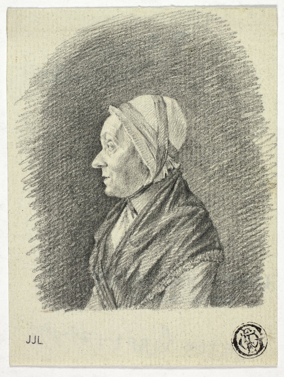 Perfil de la anciana con gorra de Pieter Gaal