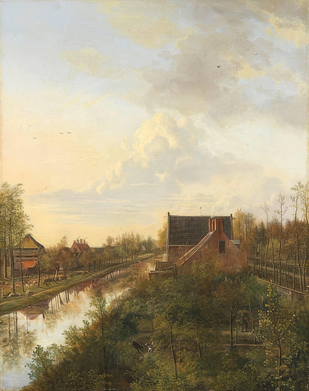 El canal en ?s-Graveland. 1818 de Pieter Gerardus van Os