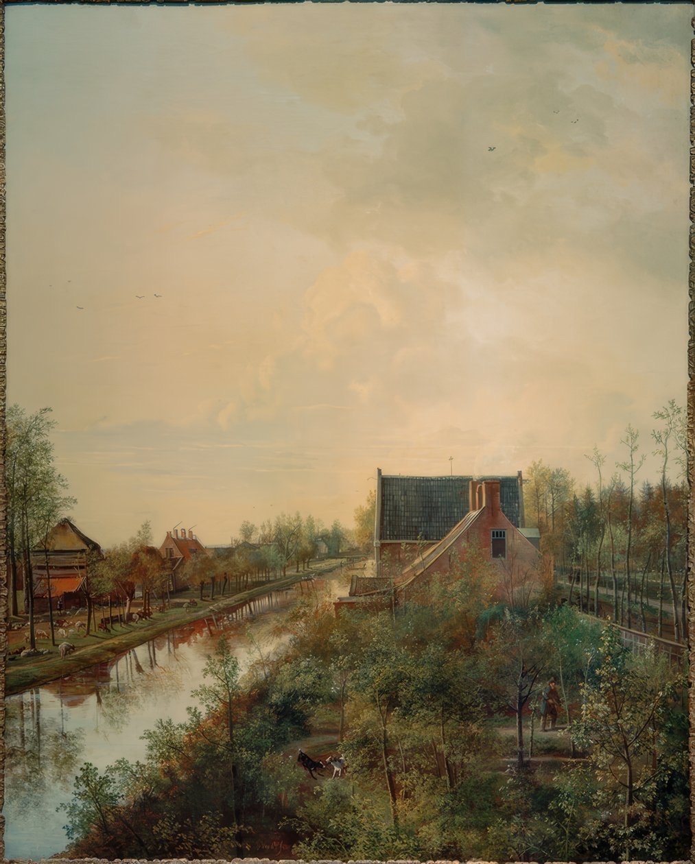 Un canal en Gravenland de Pieter Gerardus van Os