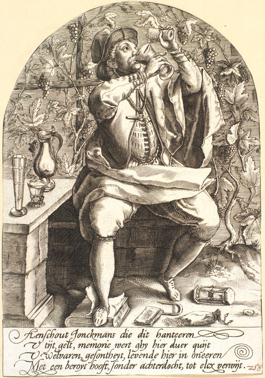 Señor, sátira sobre la embriaguez de Pieter Goos