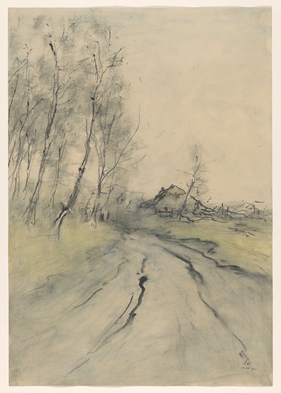 Ruta terrestre de Pieter H.J.J. Ras (signed by artist)