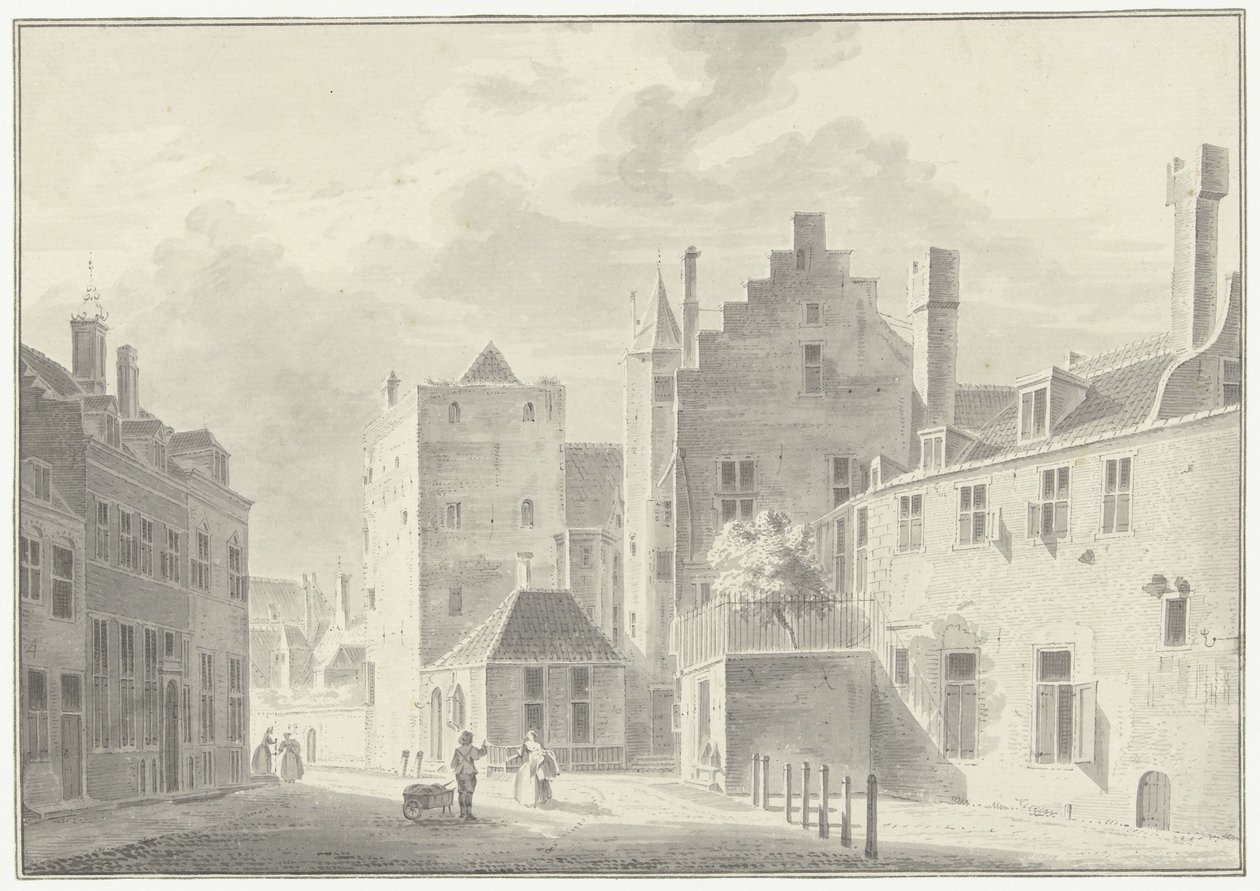 Detrás del Dom en Utrecht de Pieter Jan van Liender