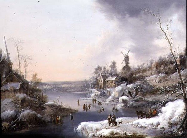 Paisaje de invierno de Pieter Jan van Veen