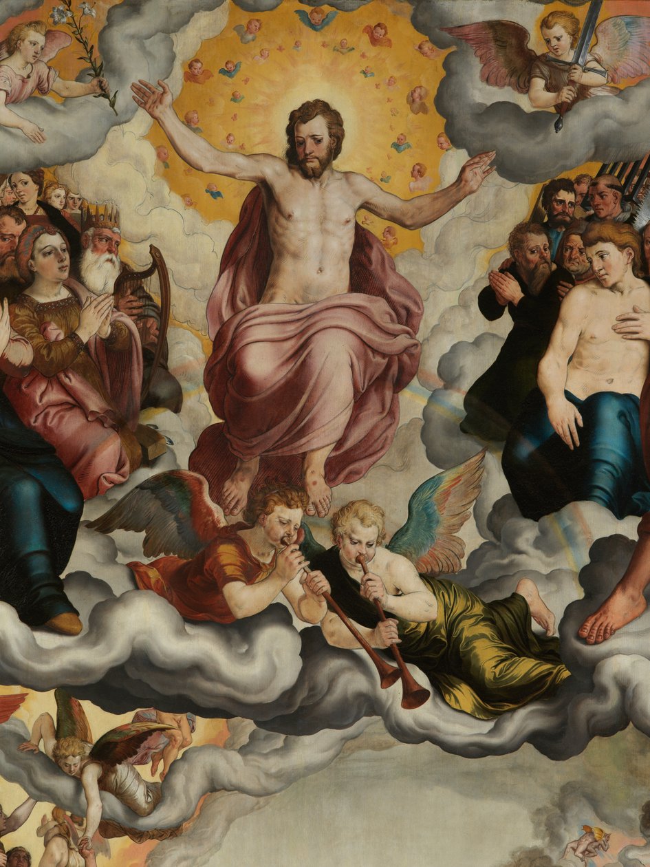 Detalle del Juicio Final de Pieter Jansz. Pourbus