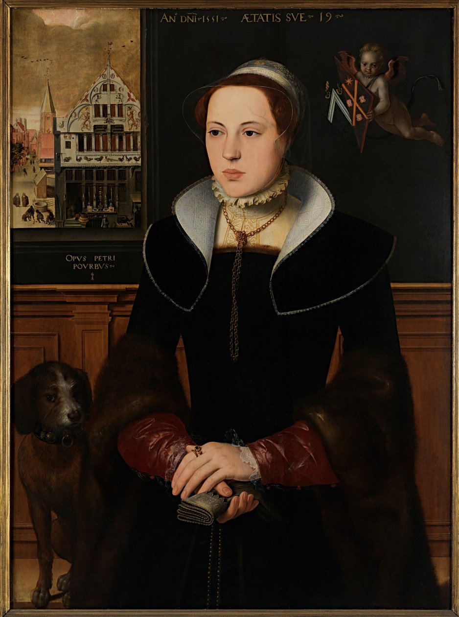 Retrato de Jacquemyne Buuck de Pieter Jansz. Pourbus