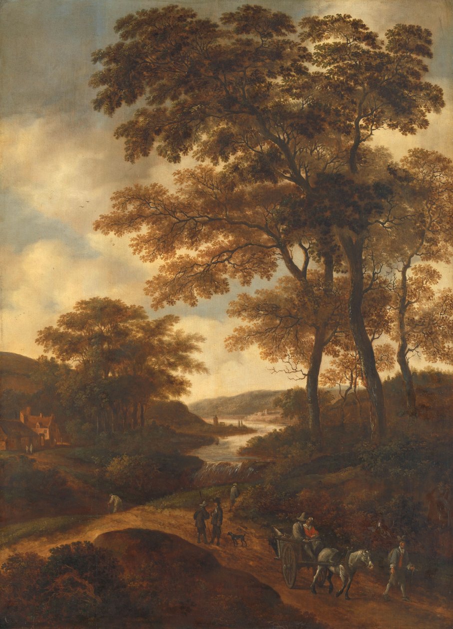 Paisaje arbolado de Pieter Jansz. van Asch