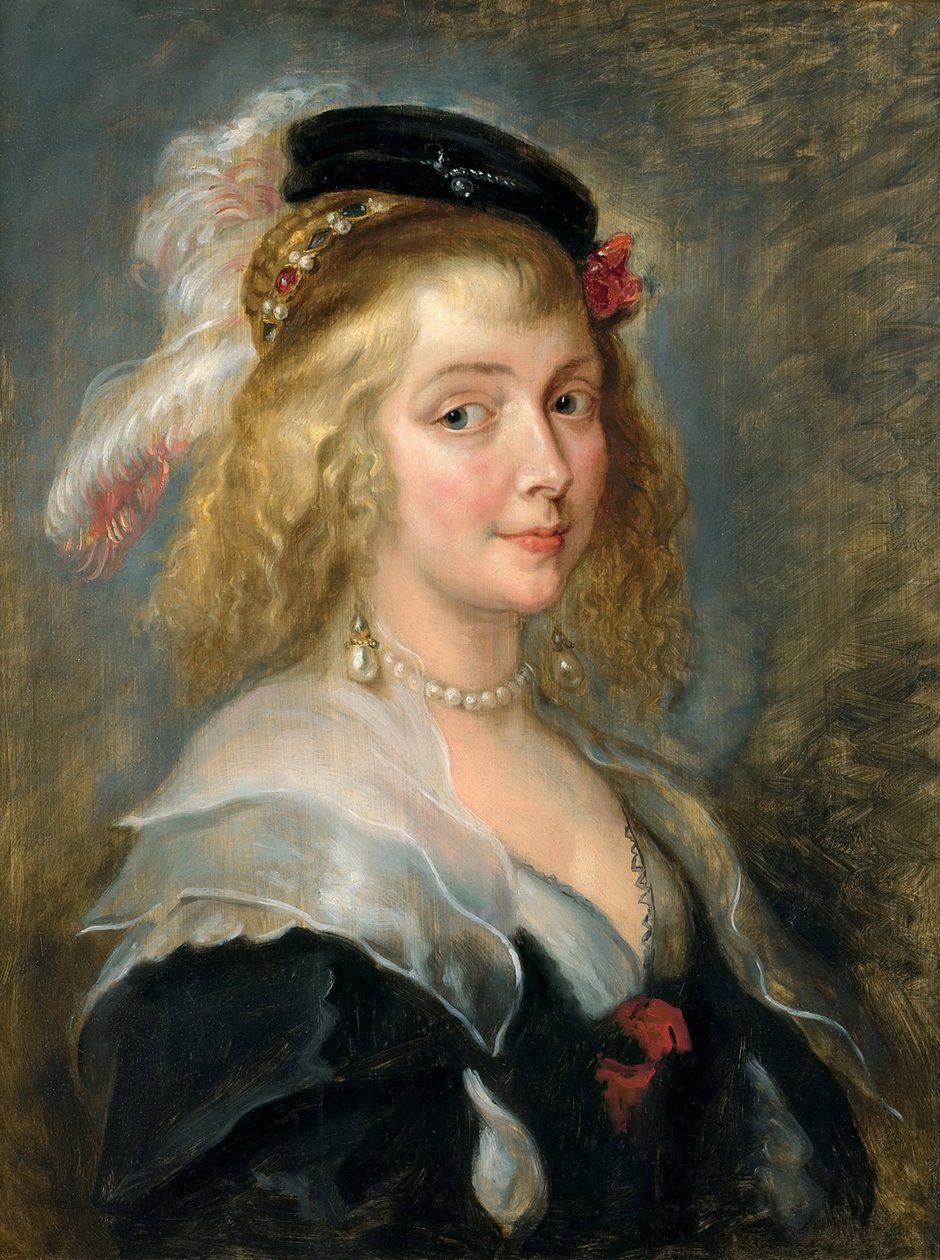 Retrato de Hélène Fourment, 1640 de Peter Paul Rubens