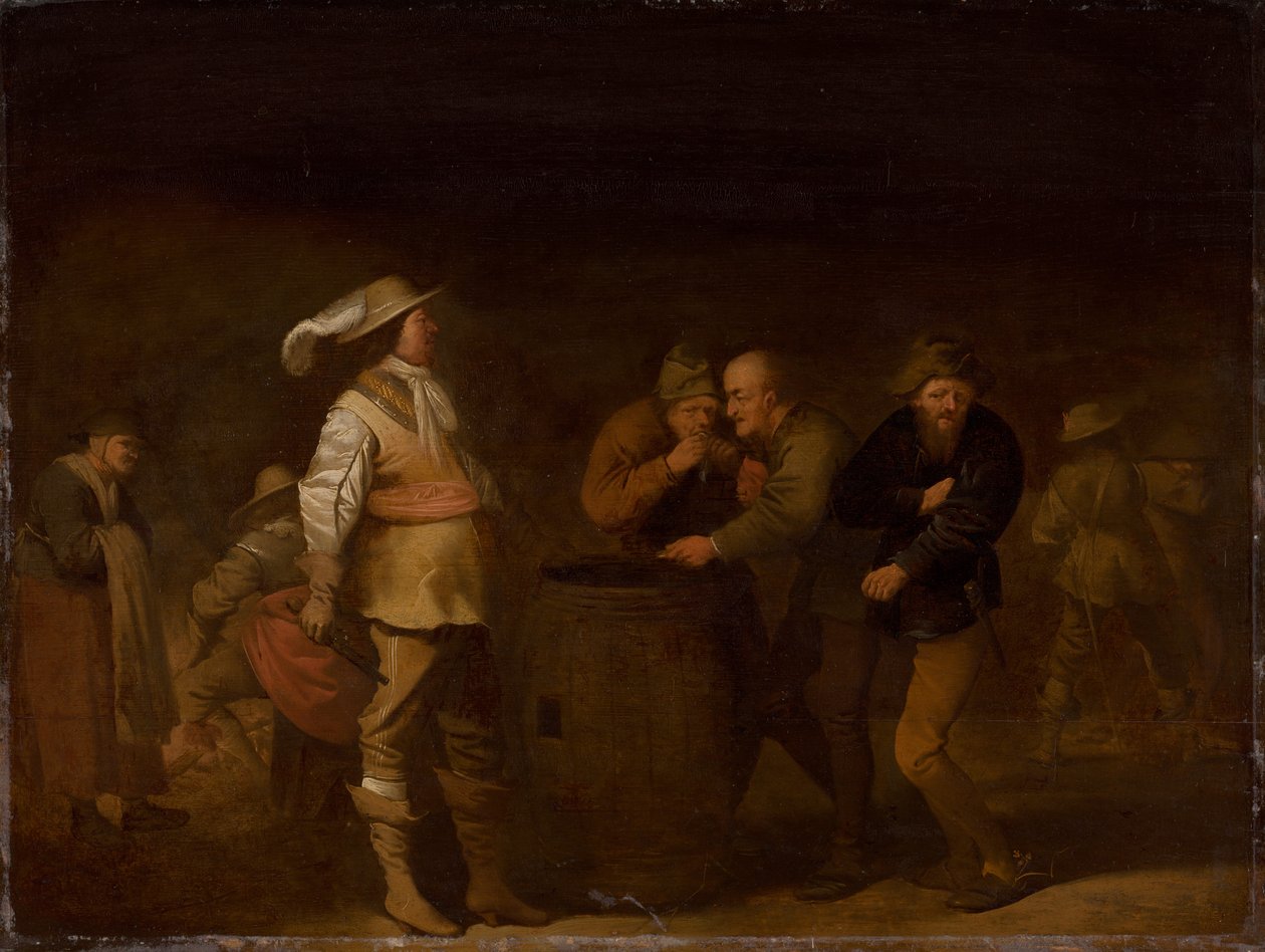 La entrega del botín de guerra de Pieter Quast