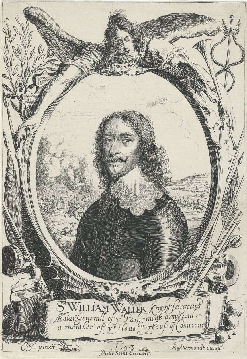 Portret de Sir William Waller de Pieter Rottermondt