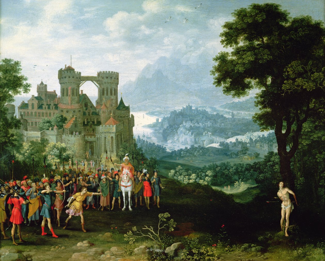 El martirio de San Sebastián de Pieter Schoubroeck