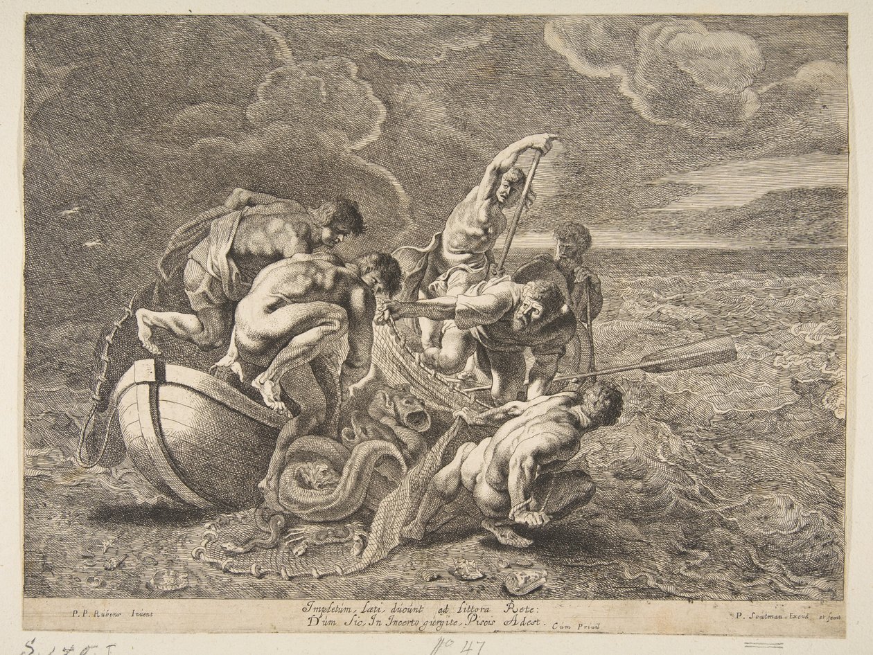 Pesca Milagrosa, 1595-1657 de Pieter Soutman