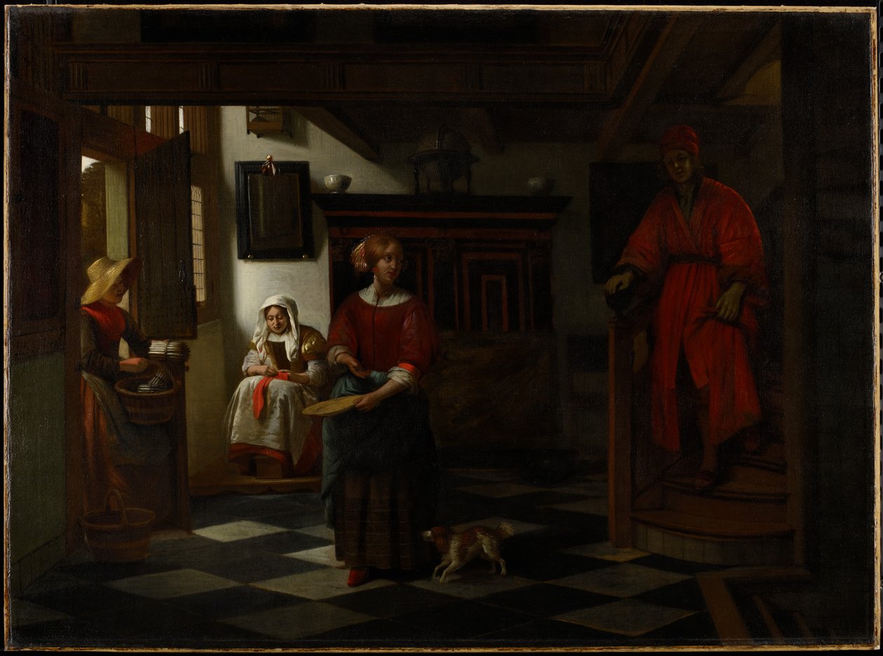 El vendedor de espárragos, 1675-80 de Pieter de Hooch