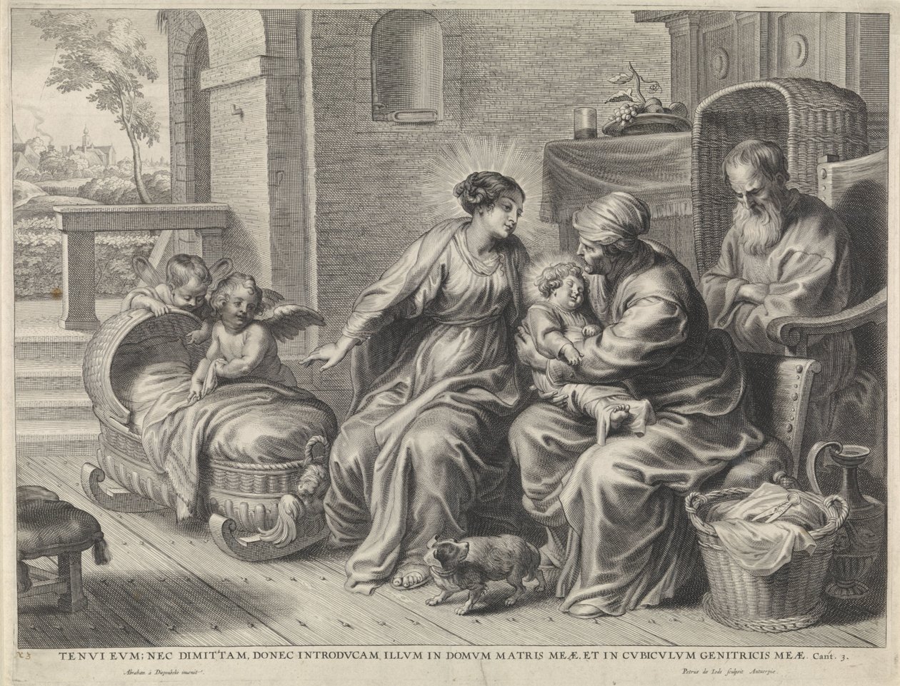 Sagrada Familia y Santa Ana de Pieter de Jode (II)