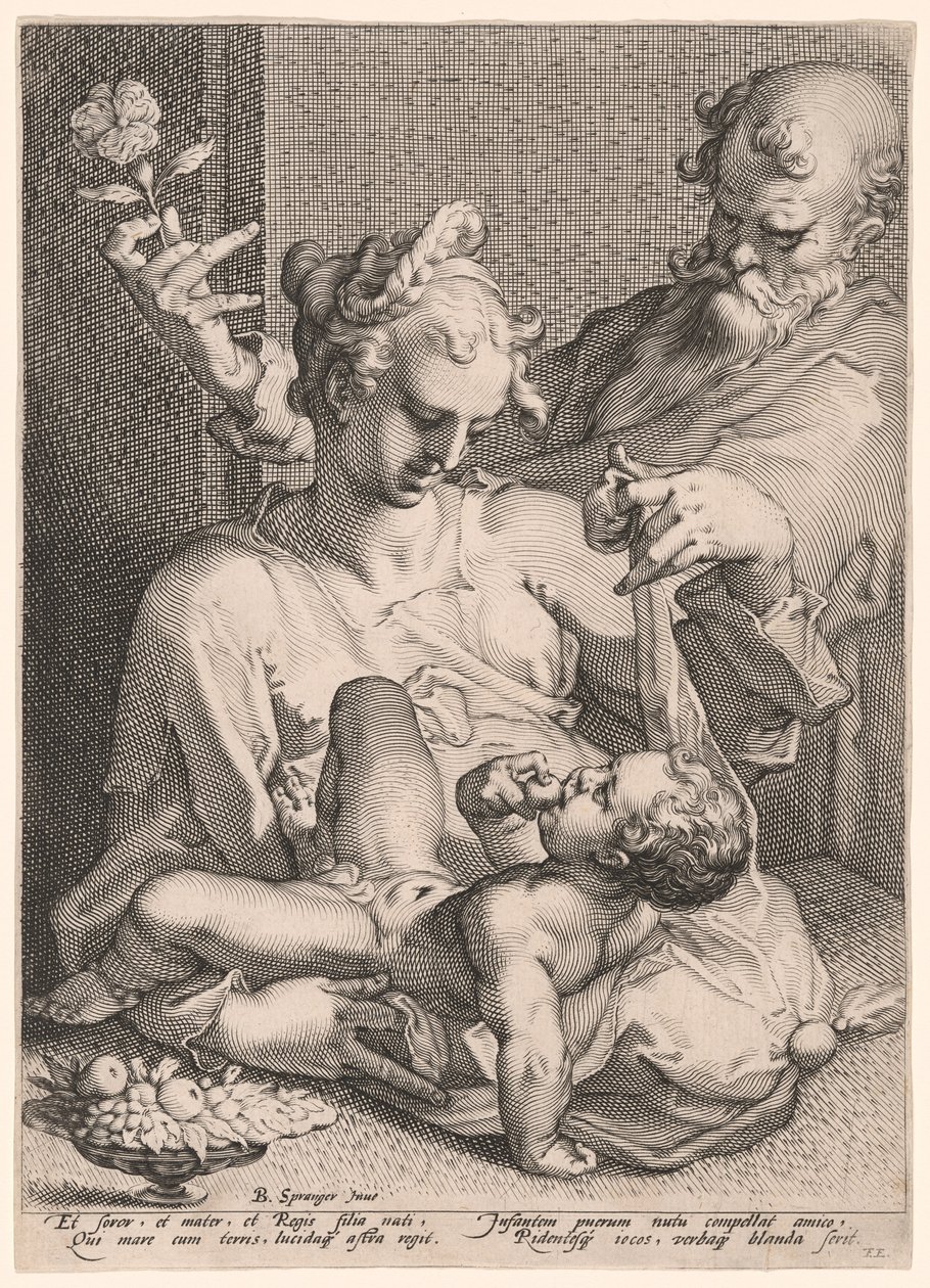 La Sagrada Familia de Pieter de Jode I