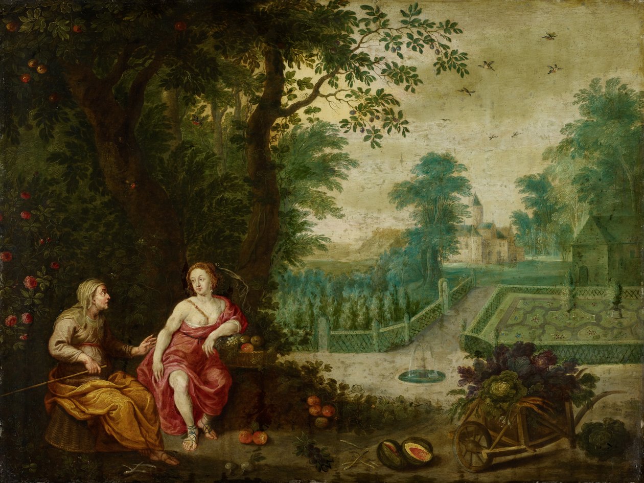 Vertumno y Pomona de Pieter van Avont