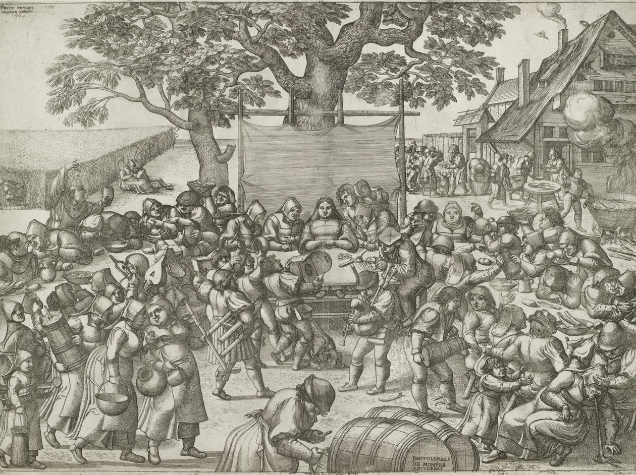 boda de granjero de Pieter van der Borcht (I)
