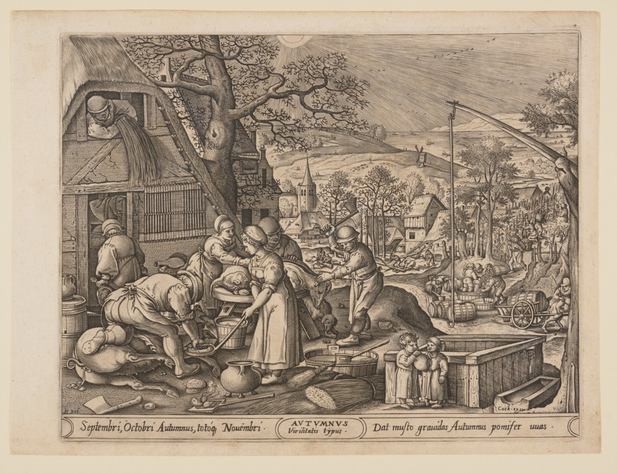Otoño, de Las cuatro estaciones de Pieter van der Heyden