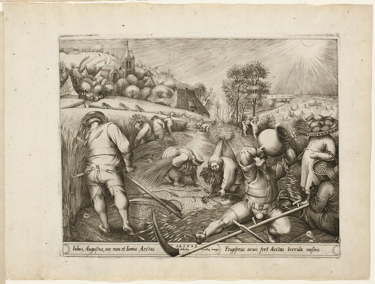 Verano, de Las cuatro estaciones de Pieter van der Heyden