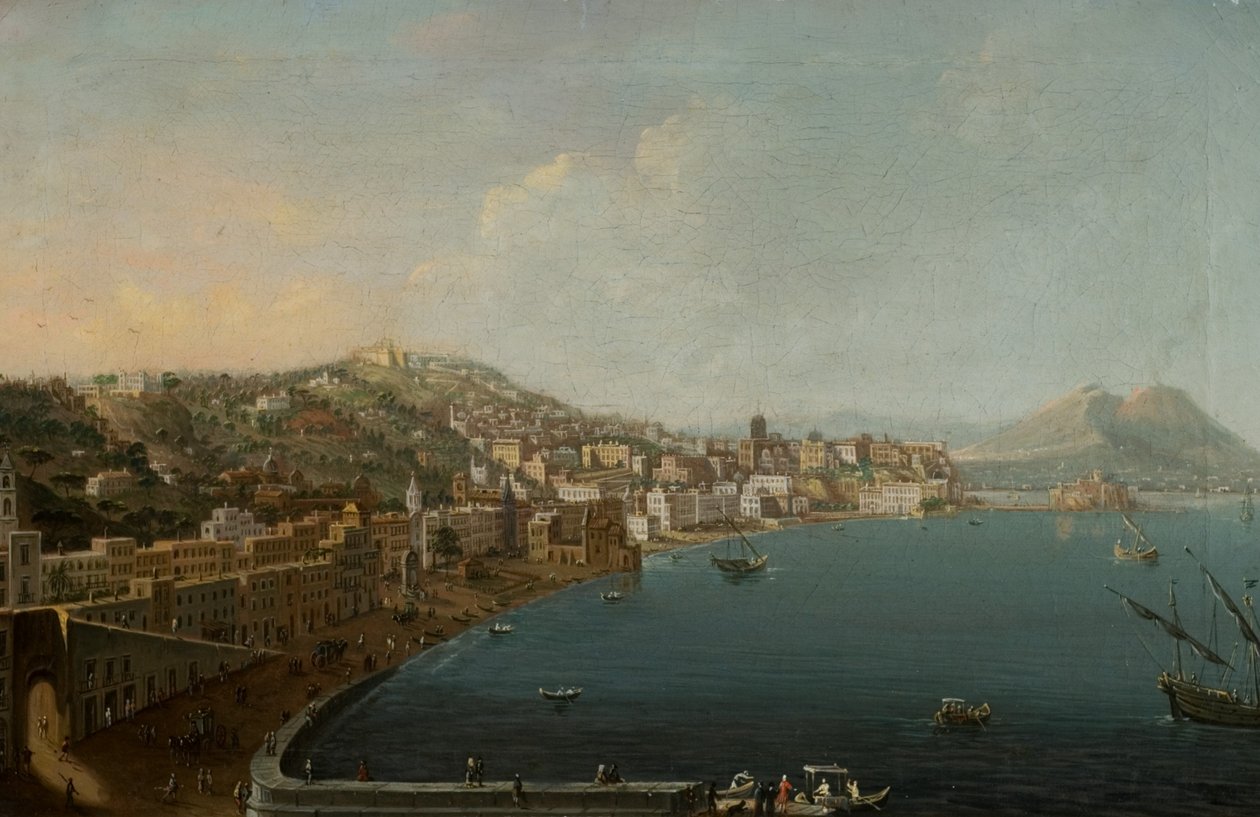 Nápoles con el Vesubio de Pietro Antoniani