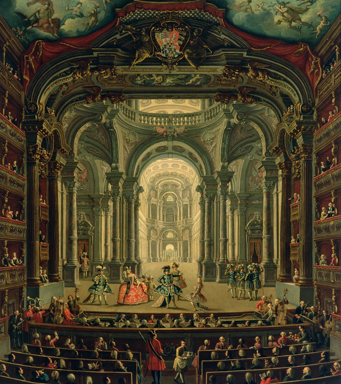 El Teatro Reale en Turín de Pietro Domenico Oliviero