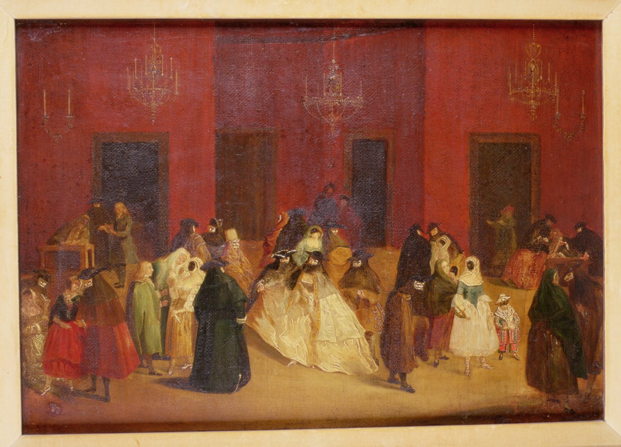 Il Ridotto di Ca Giustiniani, Venecia de Pietro Longhi