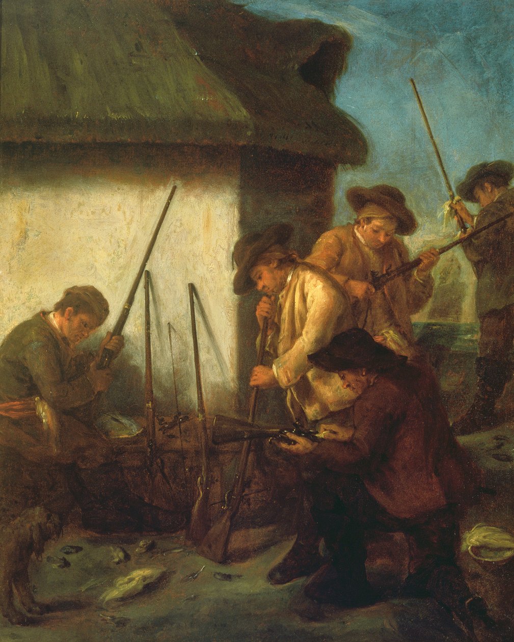 Preparando los cañones de Pietro Longhi