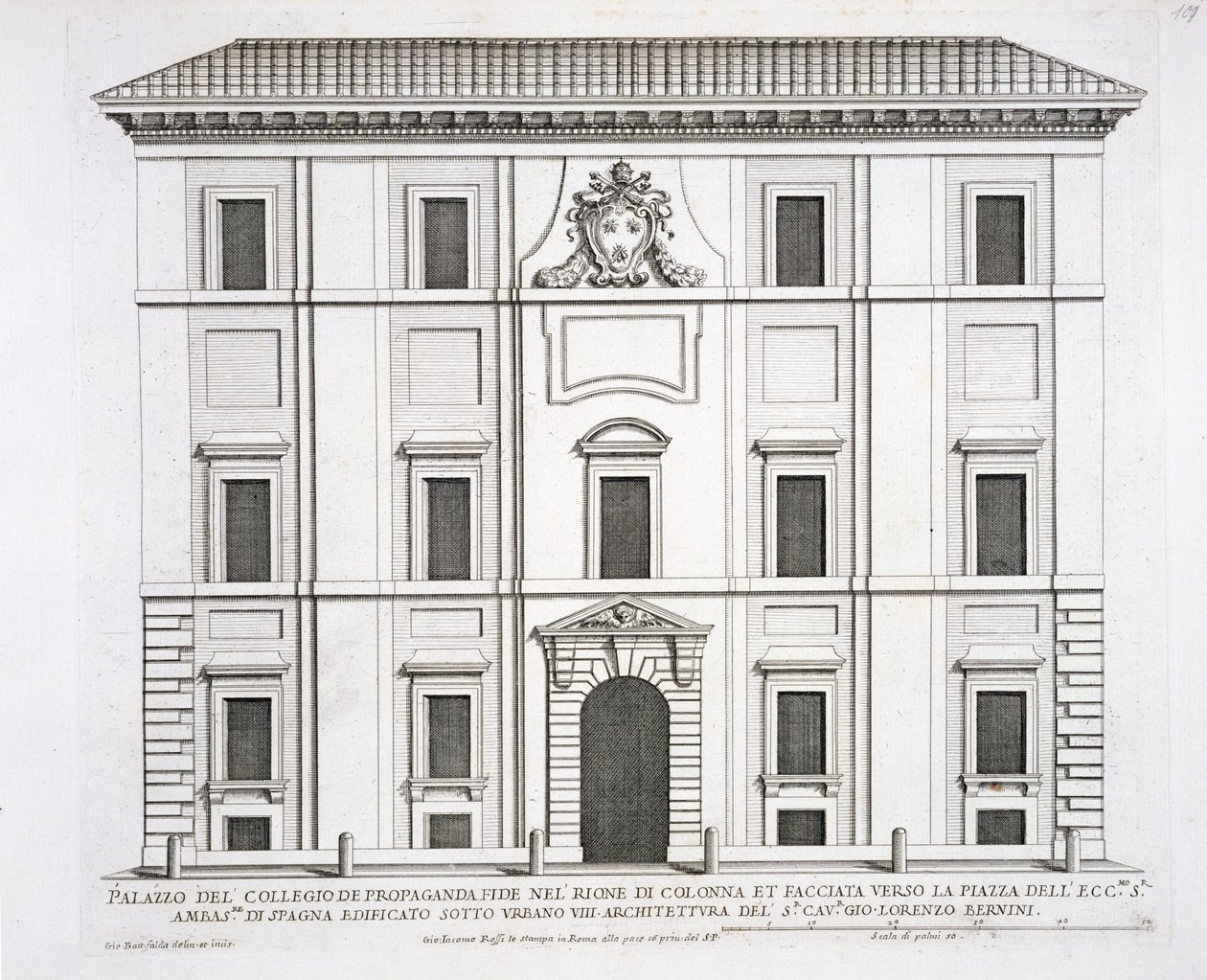Palazzo del Collegio de Propaganda Fide, de 