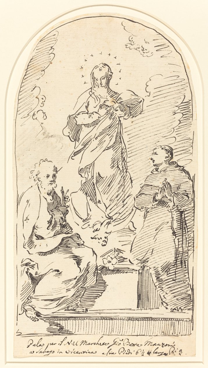 La Inmaculada Concepción de Pietro Antonio Novelli