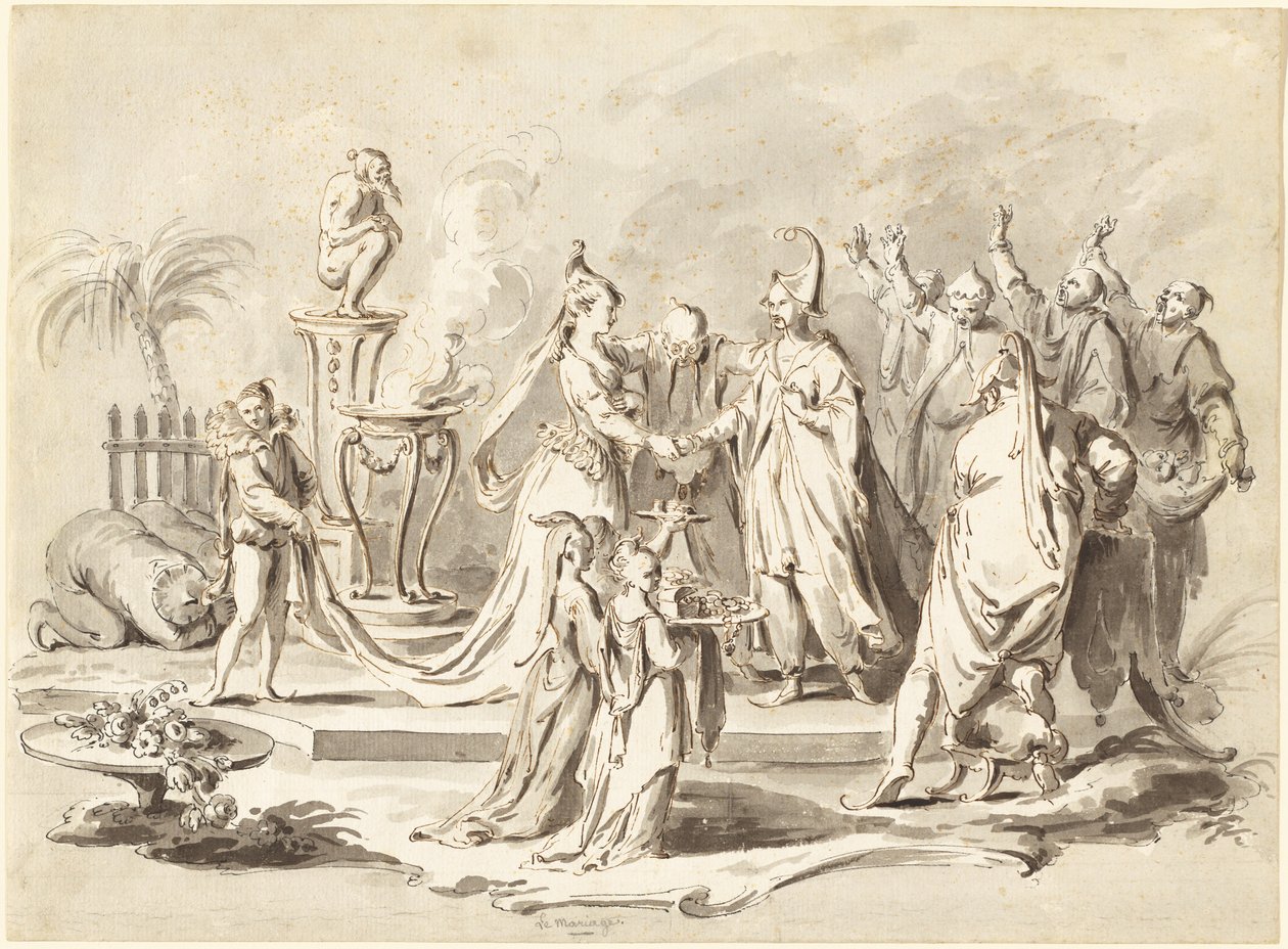 El matrimonio de Europa y China de Pietro Antonio Novelli
