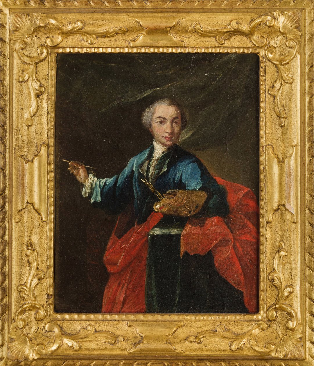 Autorretrato, c. 1750 de Pietro Longhi