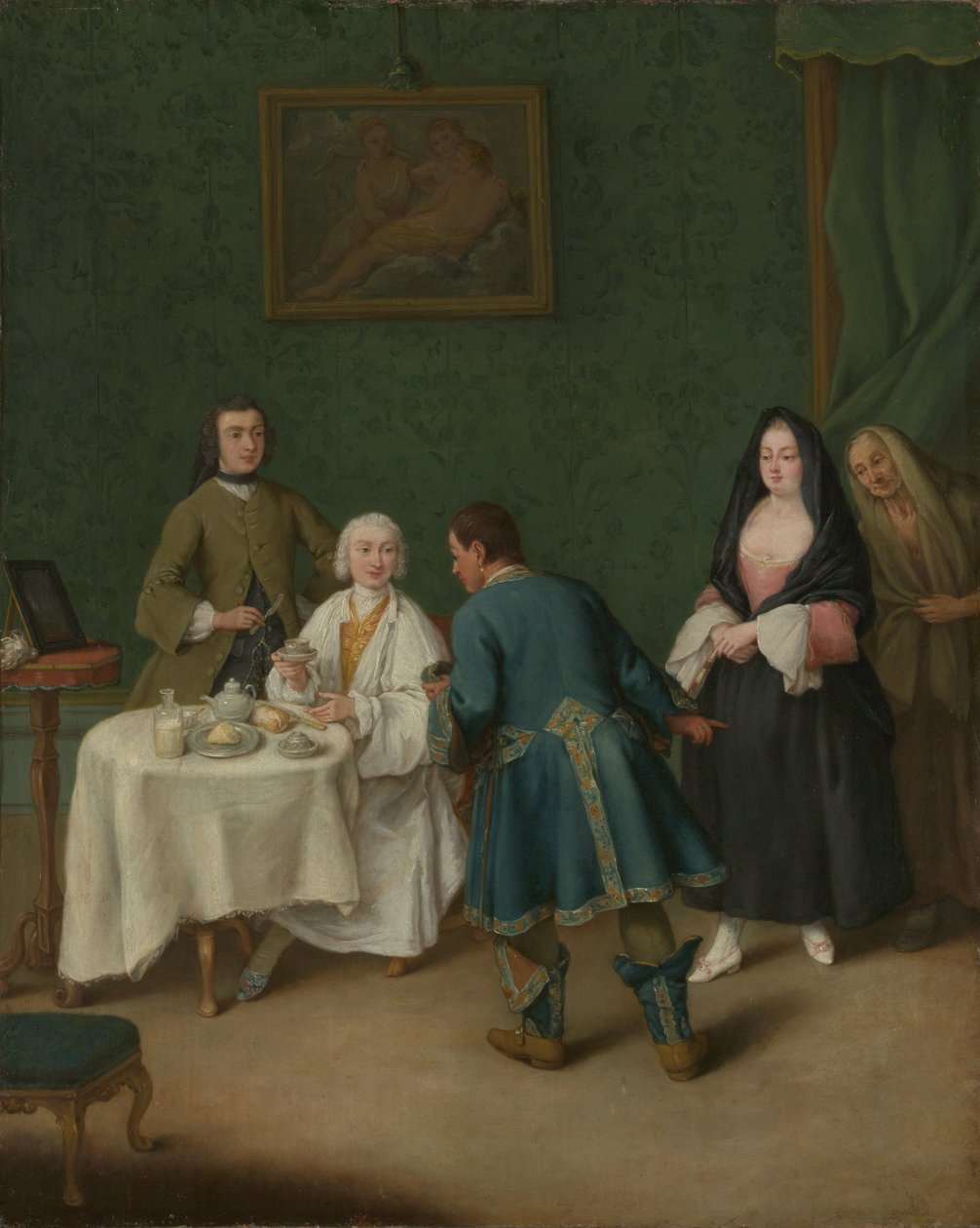 La tentación, 1746 de Pietro Longhi
