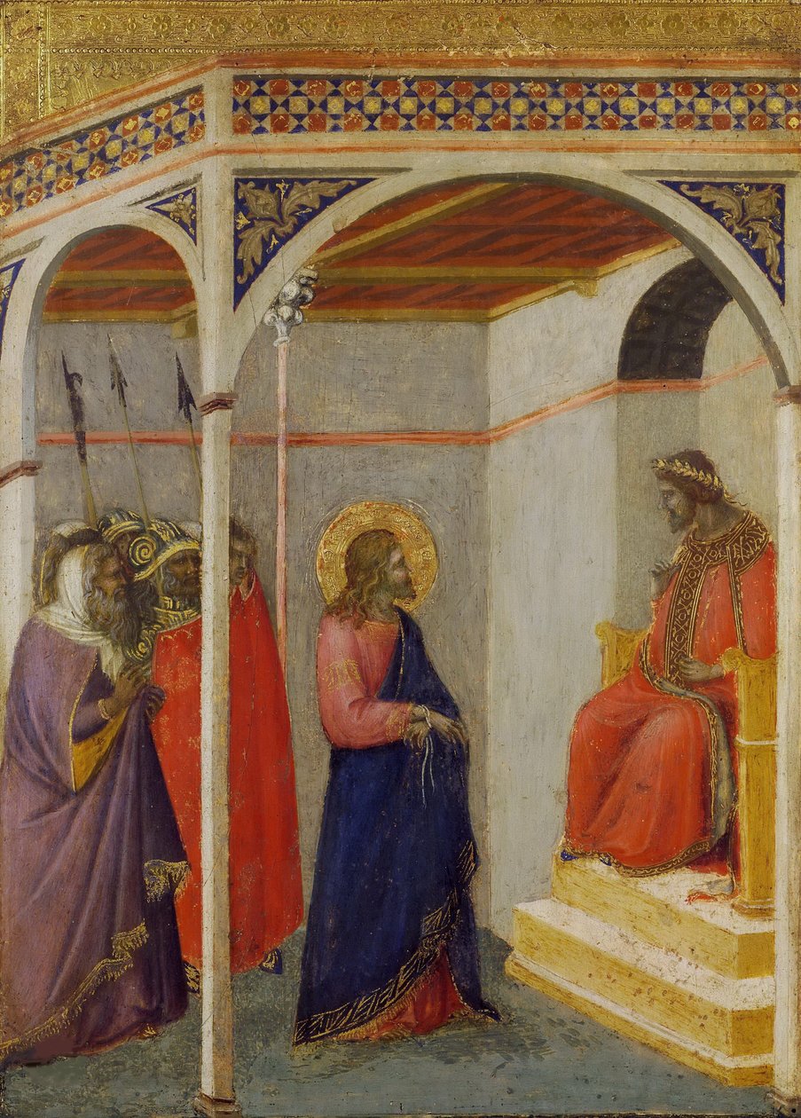 Cristo ante Pilato, ca 1335 de Pietro Lorenzetti