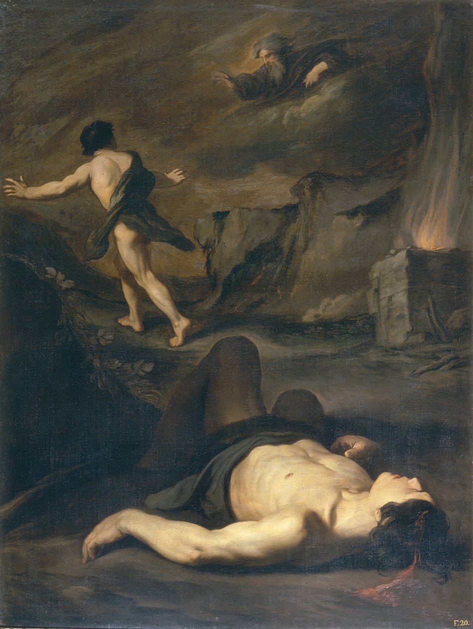 Caín y Abel de Pietro Novelli