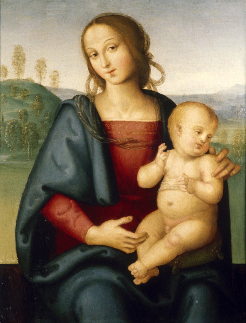 Madonna y Niño, c.1520 de Pietro Perugino